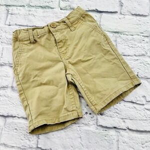 Levi's Kids Chino Shorts Tan Size 4 REG Straight Fit Preppy Summer Casual